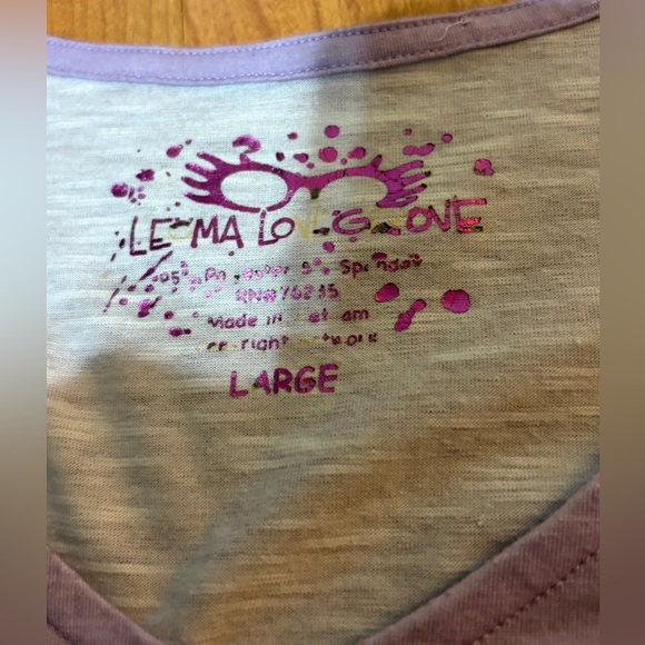 Leoma Lovegrove Colorful Seahorse Print Short Sleeve Blouse Large - Picture 9 of 11